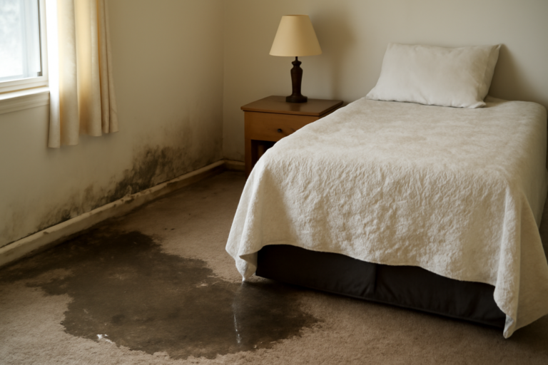 Bedroom Water Removal