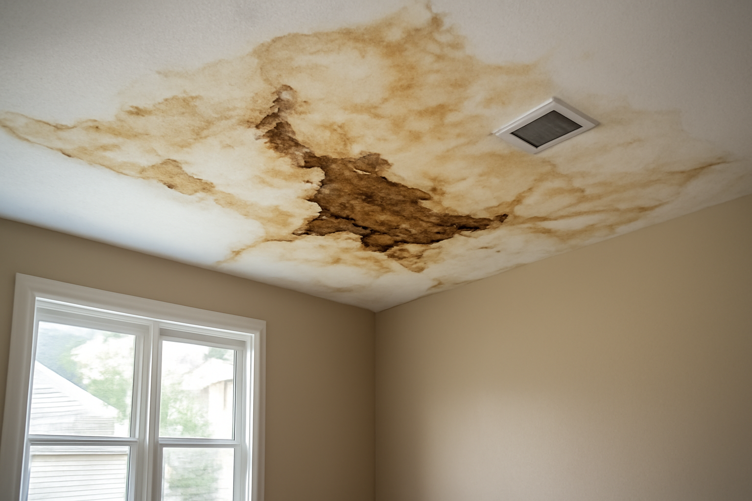 Ceiling Drywall Water Damage Restoration in Granite Falls, WA