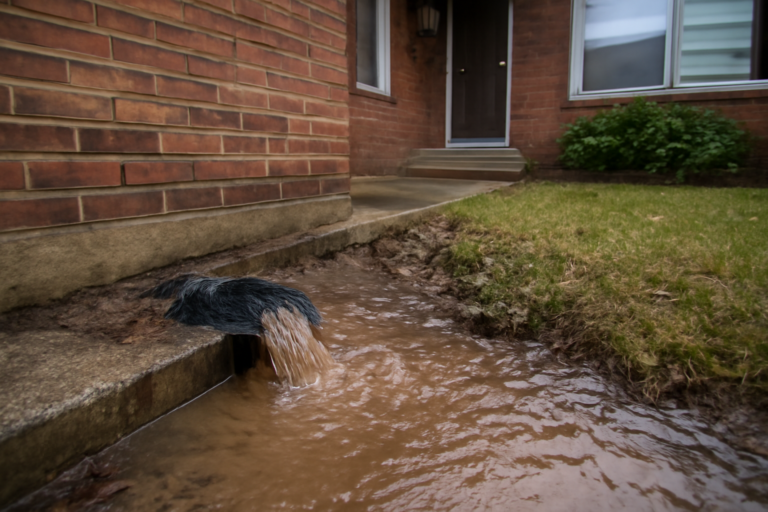 Clogged Drain Water Removal