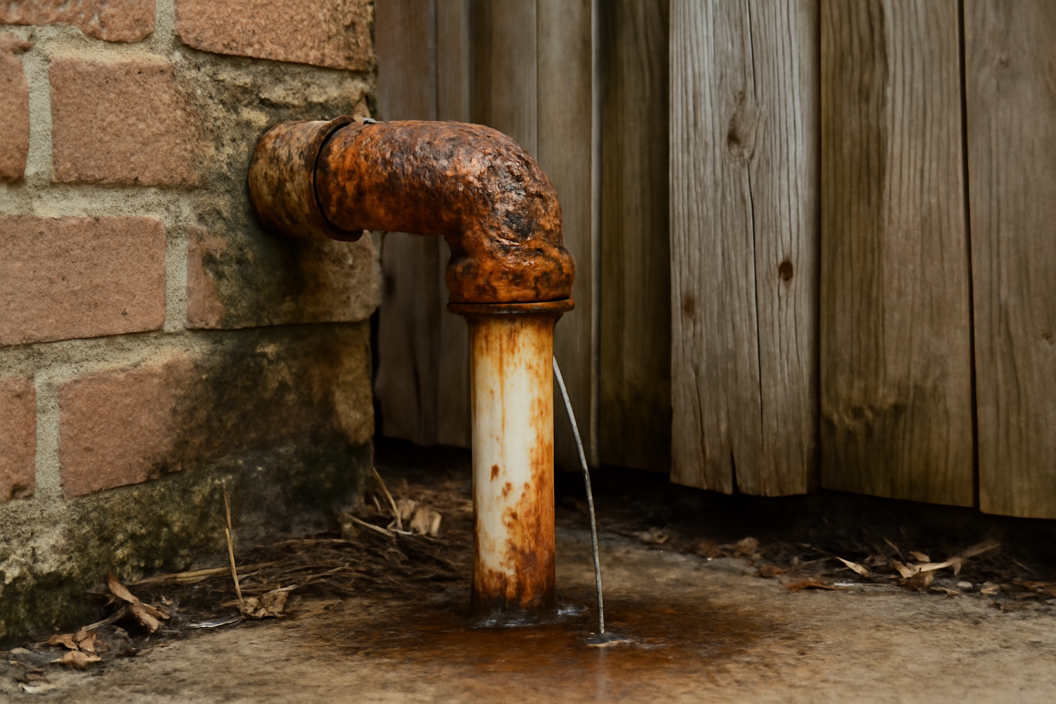 Corroded Pipe Water Removal in Silverdale, WA