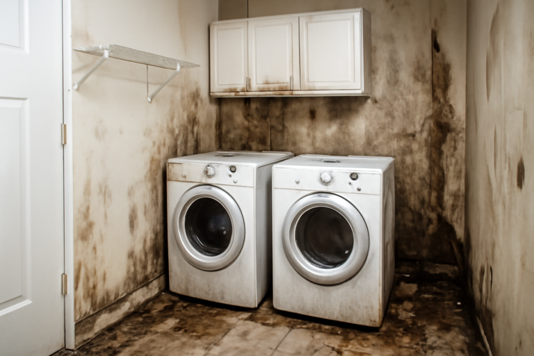 Laundry Room Water Damage Restoration