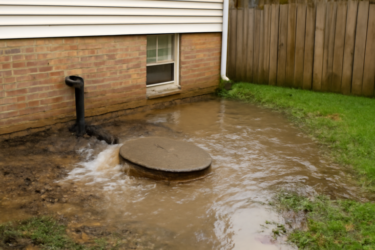 Septic Tank Backup Water Removal