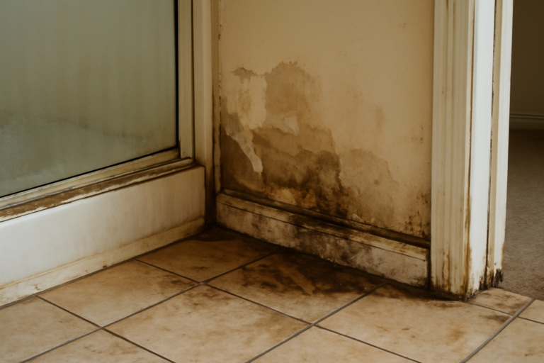 Shower Leak Water Removal