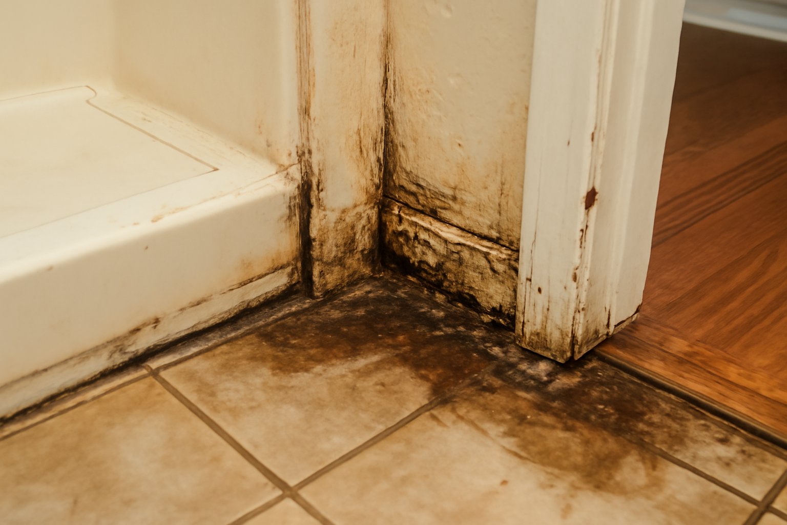 Shower Pan Leak Water Removal in Stanwood, WA