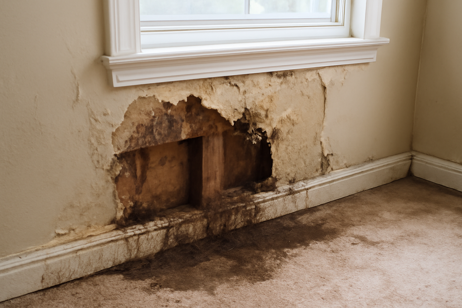 Wall Cavity Water Extraction in Lake Forest Park, WA