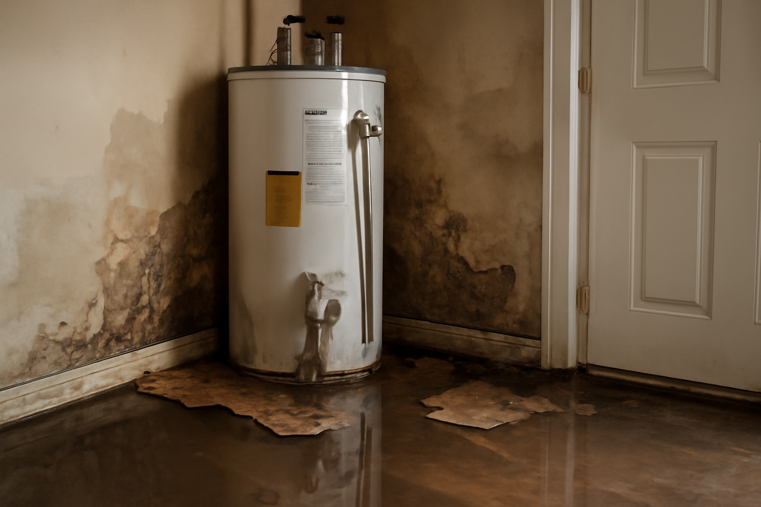 Water Heater Burst Water Removal in Camas, WA