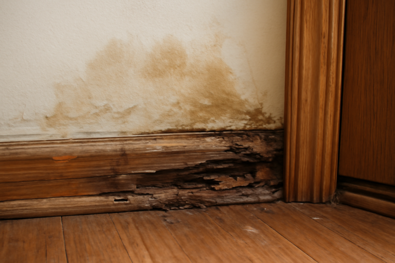 Wood Trim Water Damage Restoration